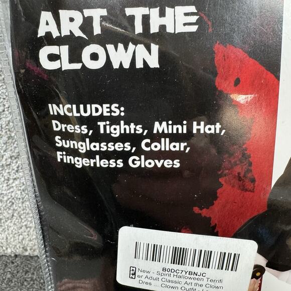 Spirit Halloween Terrifier Classic Art the Clown Dress Costume Adult L 12-14 - Picture 2 of 6